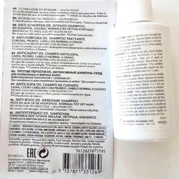 🧖🏻‍♂️ VICHY Anti-Dandruff Shampoo Set - Picture 6 of 16